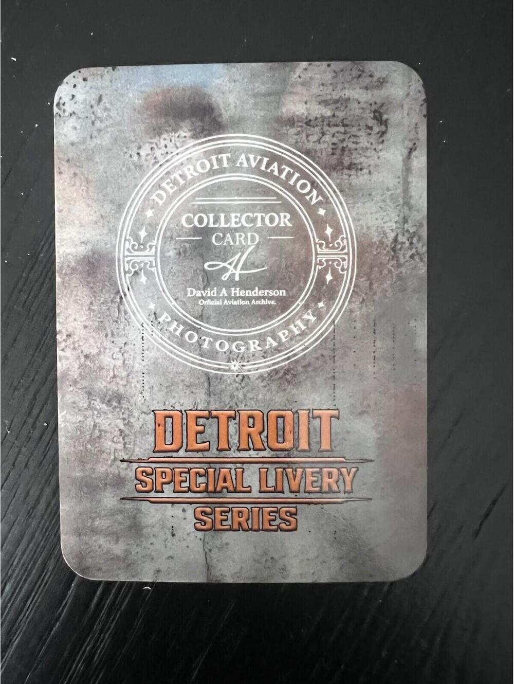 AIRLINE-Detroit Aviation Collector series “Special Livery” Playing card Set